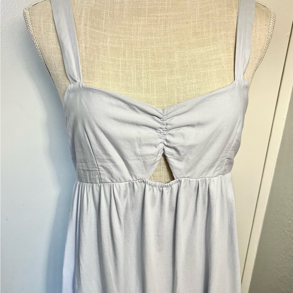 Zara Light Blue Maxi Dress - Picture 2 of 11